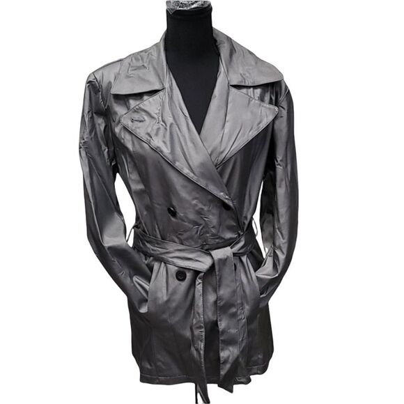 Braetan Double Breasted Rain Coat - Picture 2 of 10